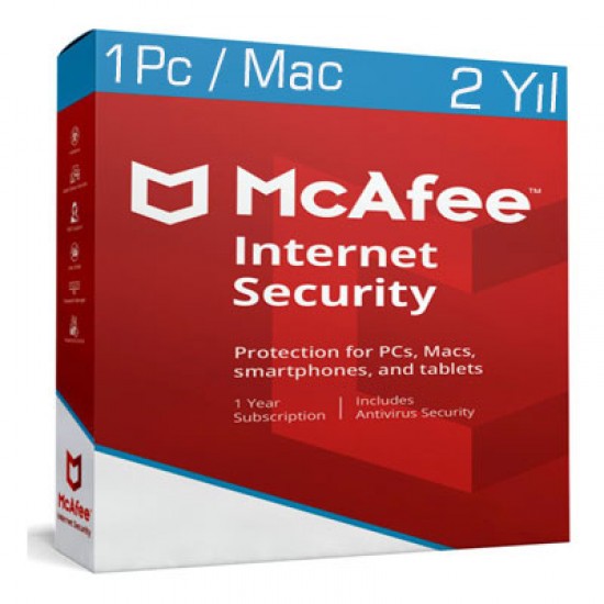 McAfee Internet Security 2023 2 Yıllık McAfee Internet Security 2023 2 Yıllık